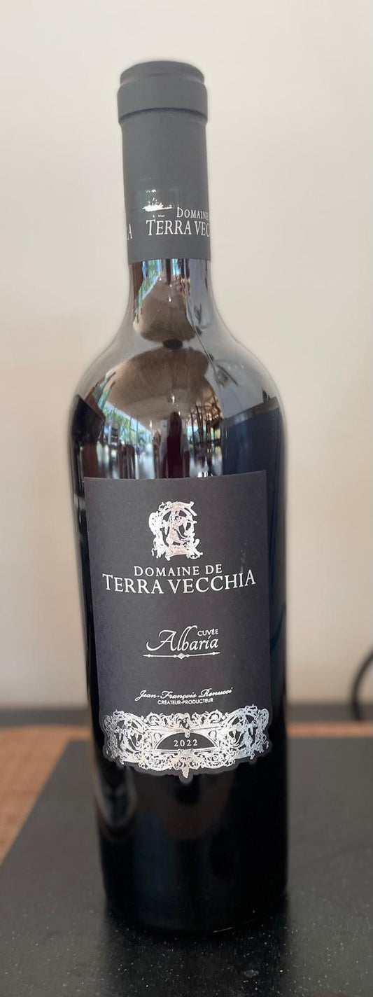 Vin rouge Albaria, Domaine de Terra Vecchia, Année 2022