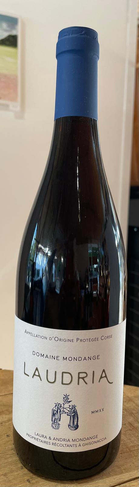 Vin rouge Laudria Domaine Mondange, Année 2020