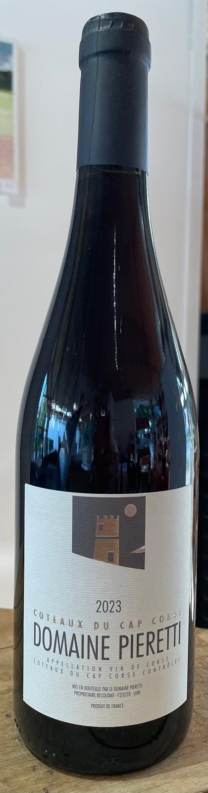 Vin rouge Domaine Pieretti Année 2023