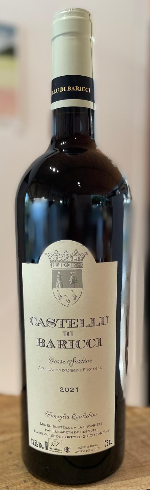 Vin rouge Castellu di Baricci Année 2021 AOP