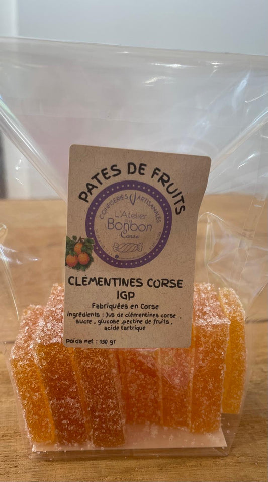 Pates de fruits clémentine corse IGP