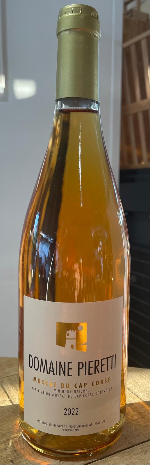 Muscat Domaine Pieretti, muscat du Cap Corse, 2022