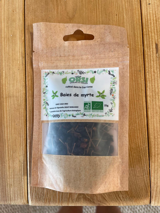 Sachet baies de myrte